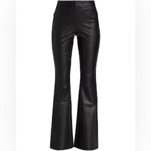 Spanx Women's Leather-Like Flare Pants